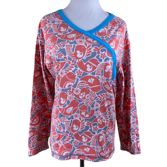 Hannah Anderson Bird Print Long Sleeve Organic Cot - Picture 1 of 3
